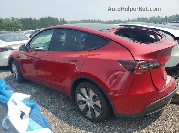7SAYGAEE5NF518576 2022 TESLA MODEL Red უკანა მარცხენა