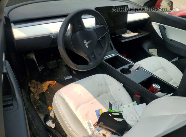 7SAYGAEE5NF518576 2022 TESLA MODEL Red წინა პანელის ხედი