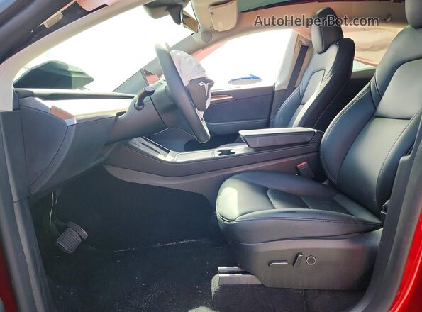 7SAYGAEE5RF114862 2024 TESLA MODEL Red Front interior view