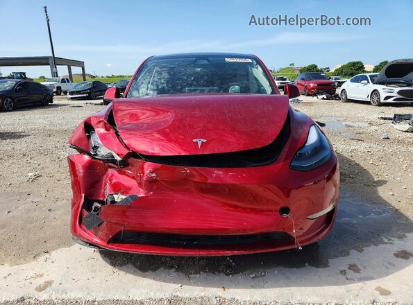 7SAYGAEE5RF114862 2024 TESLA MODEL Red Front view