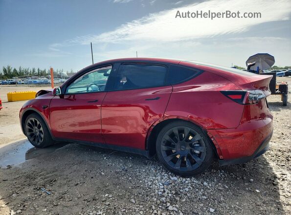 7SAYGAEE5RF114862 2024 TESLA MODEL Red Rear left