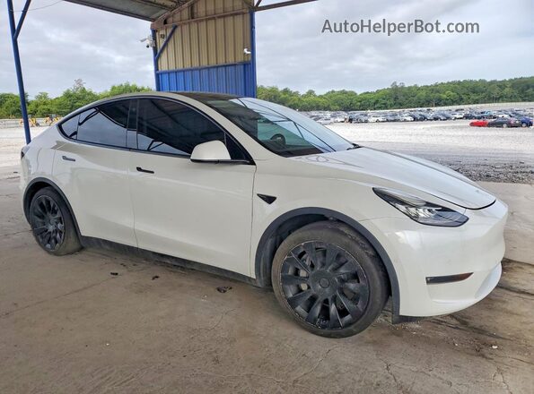 7SAYGAEE7NF337527 2022 TESLA MODEL White Передня права чверть