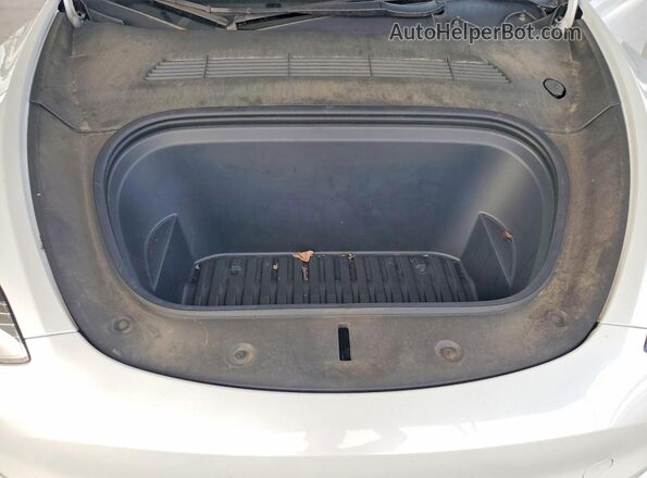7SAYGAEE7NF337527 2022 TESLA MODEL White Вид задньої частини салону