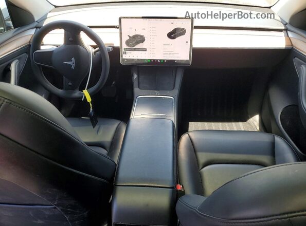 7SAYGAEE7PF698954 2023 TESLA MODEL Black Dashboard view