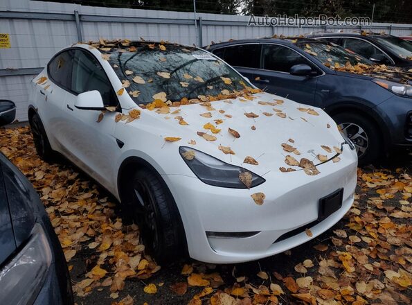 7SAYGAEE7RF157373 2024 TESLA MODEL Белый Передняя правая четверть
