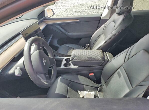 7SAYGAEE8NF524419 2022 TESLA MODEL White Vista interior delantera