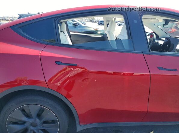 7SAYGAEE8RF163831 2024 TESLA MODEL Red Вид задньої частини салону