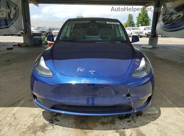 7SAYGAEE9NF559390 2022 TESLA MODEL Blue Դիմացի տեսք