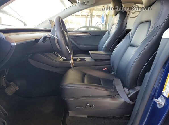 7SAYGAEE9NF559390 2022 TESLA MODEL Blue Սալոնի դիմացի տեսք