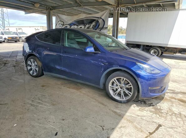 7SAYGAEE9NF559390 2022 TESLA MODEL Blue Առջևի աջ
