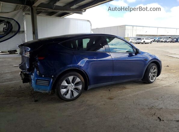 7SAYGAEE9NF559390 2022 TESLA MODEL Blue Հետևի աջ