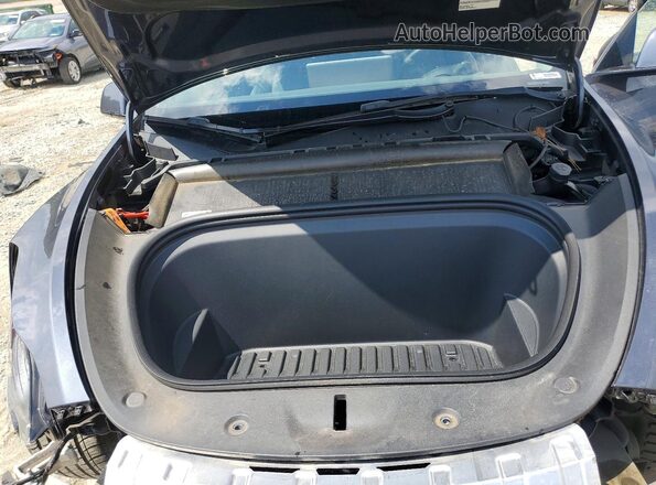 7SAYGAEEXNF422300 2022 TESLA MODEL Gray Vista interior trasera