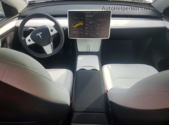 7SAYGAEEXRF073760 2024 TESLA MODEL White Dashboard view
