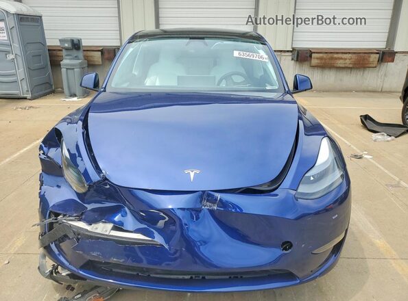 7SAYGAEEXRF202774 2024 TESLA MODEL Синий Вид спереди