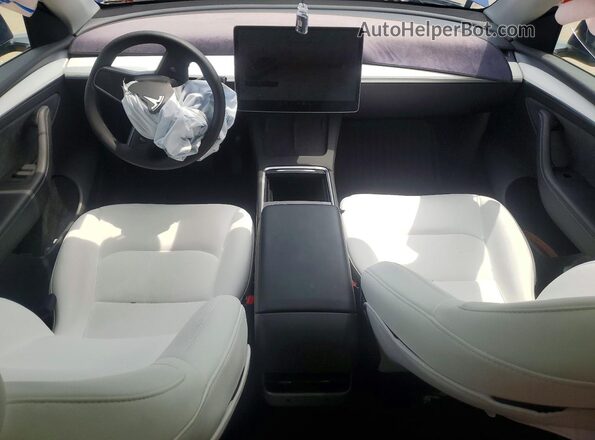 7SAYGAEEXRF202774 2024 TESLA MODEL Синий Вид панели приборов