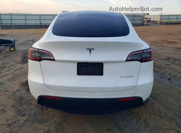 7SAYGAEEXRF206646 2024 TESLA MODEL White Widok z tyłu
