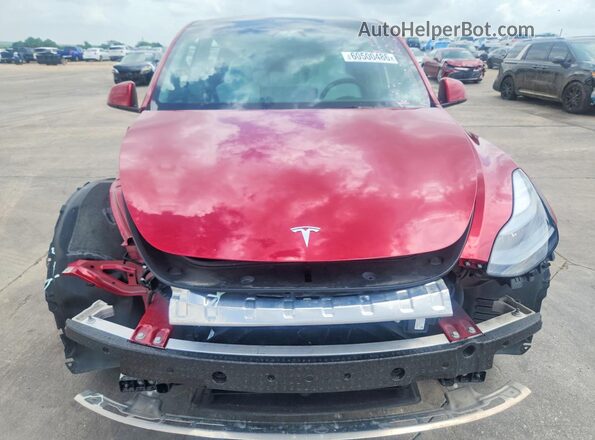 7SAYGDED0SA337242 2025 TESLA MODEL Красный Вид спереди