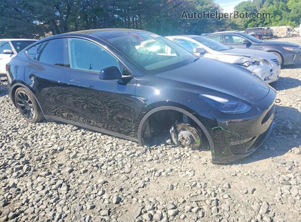 7SAYGDED0SF314028 2025 TESLA MODEL Черный Передняя правая четверть