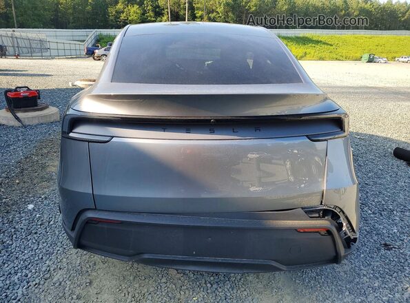 7SAYGDED0TA721829 2026 TESLA MODEL Gray Vista trasera