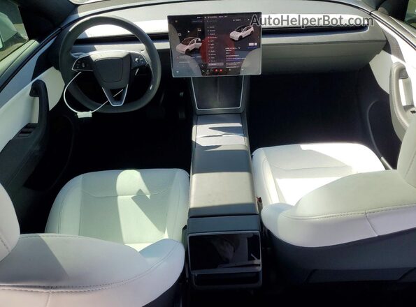 7SAYGDED0TF638047 2026 TESLA MODEL White Вид панелі приладів