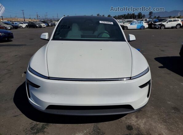 7SAYGDED0TF638047 2026 TESLA MODEL White Вид спереду