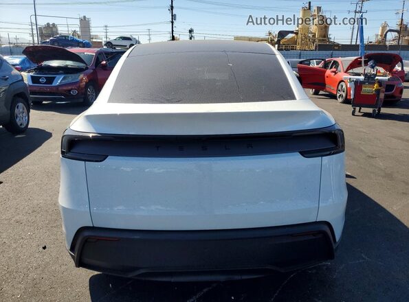 7SAYGDED0TF638047 2026 TESLA MODEL White Вид ззаду