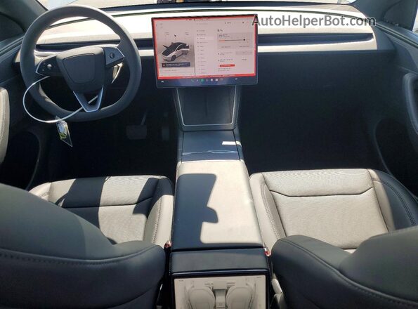 7SAYGDED0TF647783 2026 TESLA MODEL White Вид панелі приладів