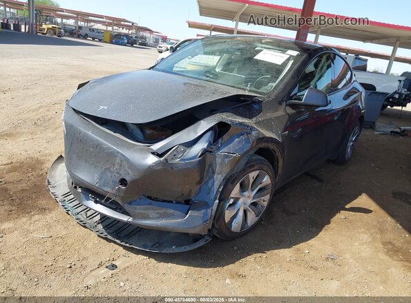 7SAYGDED1RF053146 2024 TESLA MODEL Y Серый Передняя левая четверть