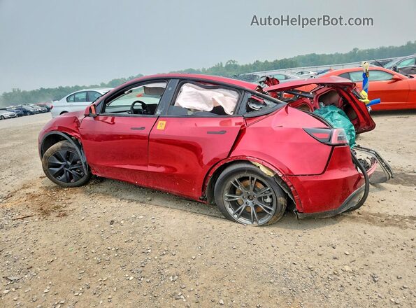 7SAYGDED1RF096398 2024 TESLA MODEL Maroon Trasero izquierdo