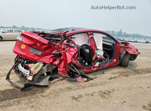 7SAYGDED1RF096398 2024 TESLA MODEL Maroon Trasero derecho