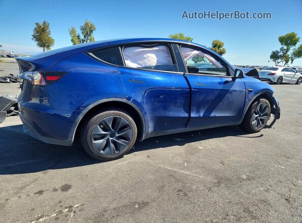 7SAYGDED1RF212151 2024 TESLA MODEL Синий Задняя правая четверть