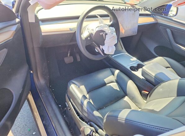 7SAYGDED1RF212151 2024 TESLA MODEL Синий Вид панели приборов