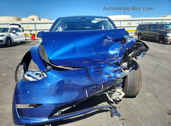 7SAYGDED1RF212151 2024 TESLA MODEL Синий Вид спереди