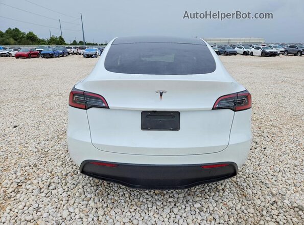 7SAYGDED1SF320873 2025 TESLA MODEL White უკანა ხედი