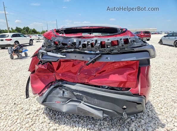 7SAYGDED1TA597036 2026 TESLA MODEL Красный Вид сзади
