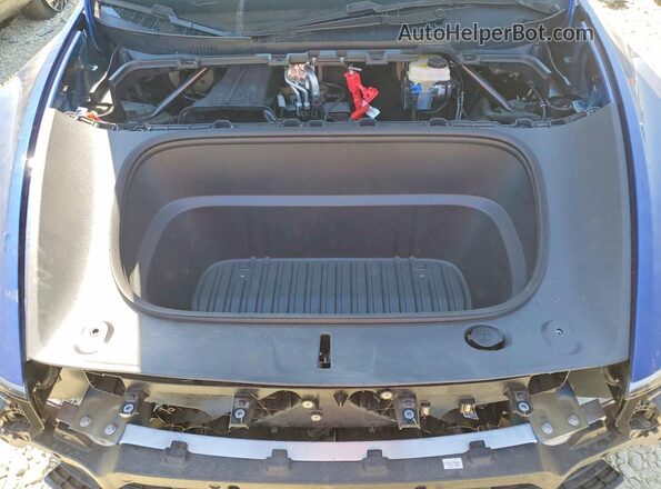 7SAYGDED1TF378158 2026 TESLA MODEL Blue უკანა სალონის ხედი