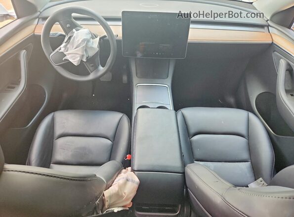 7SAYGDED2PF915223 2023 TESLA MODEL White წინა პანელის ხედი