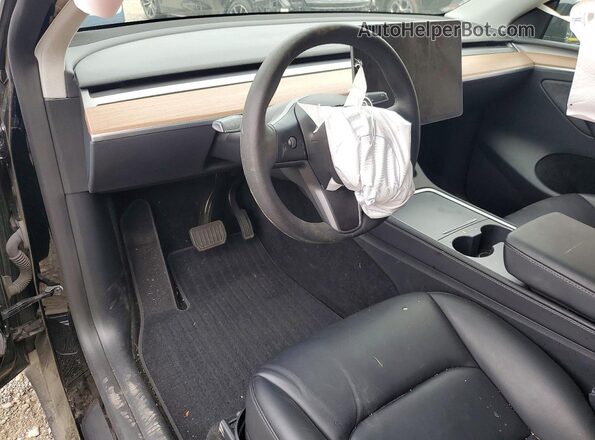 7SAYGDED2PF934077 2023 TESLA MODEL Black Առջևի վահանակի տեսք