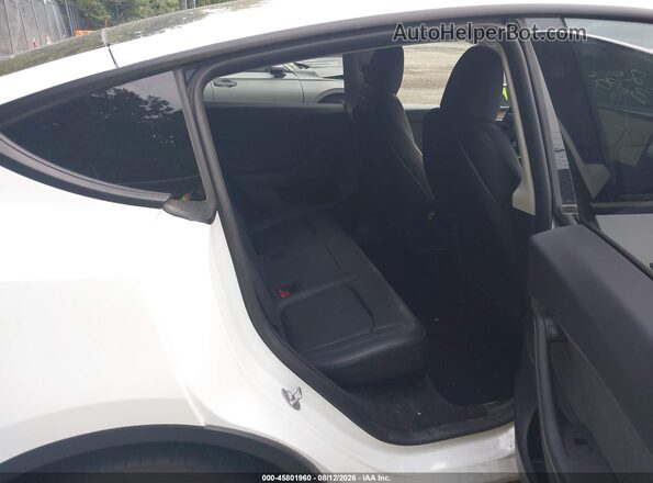 7SAYGDED2PF940316 2023 TESLA MODEL Y White VIN კოდის სტიკერის ხედი