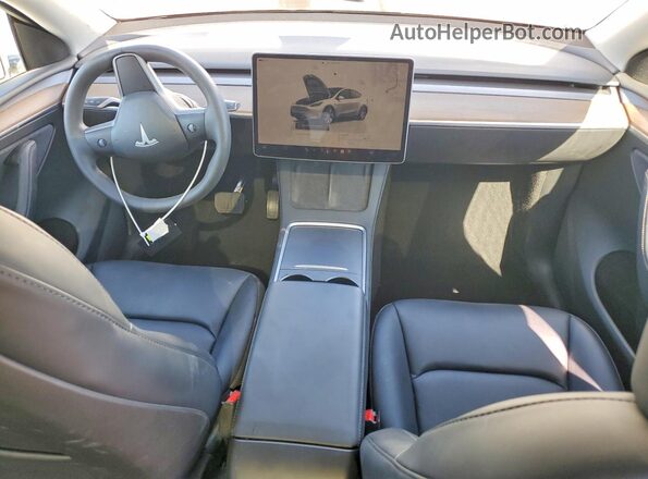 7SAYGDED2RF088276 2024 TESLA MODEL White წინა პანელის ხედი
