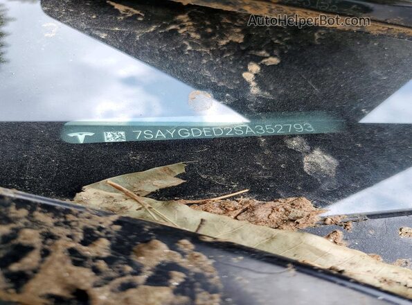 7SAYGDED2SA352793 2025 TESLA MODEL Серый Вид подкапотного пространства