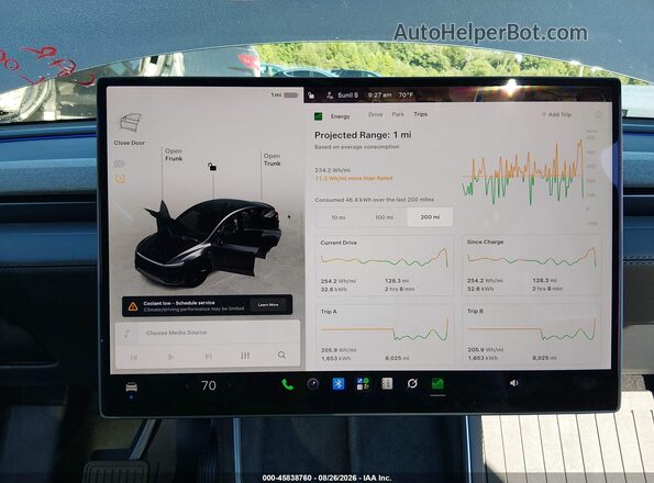 7SAYGDED2TF585965 2026 TESLA MODEL Y Серый Вид задних сидений