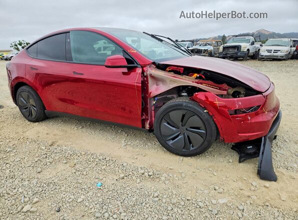 7SAYGDED2TF636381 2026 TESLA MODEL Красный Передняя правая четверть