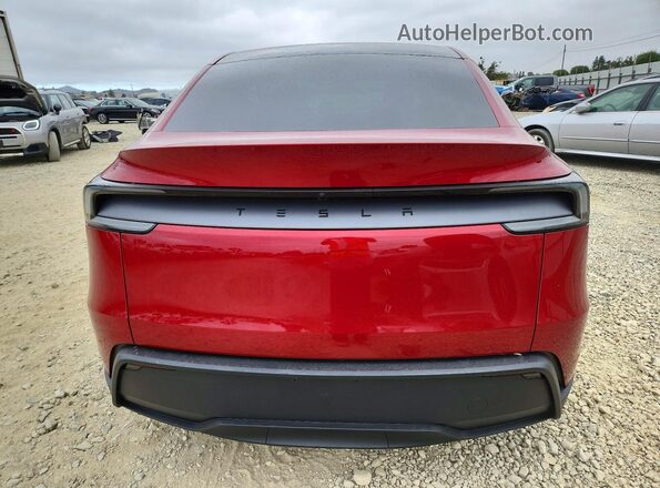 7SAYGDED2TF636381 2026 TESLA MODEL Красный Вид сзади