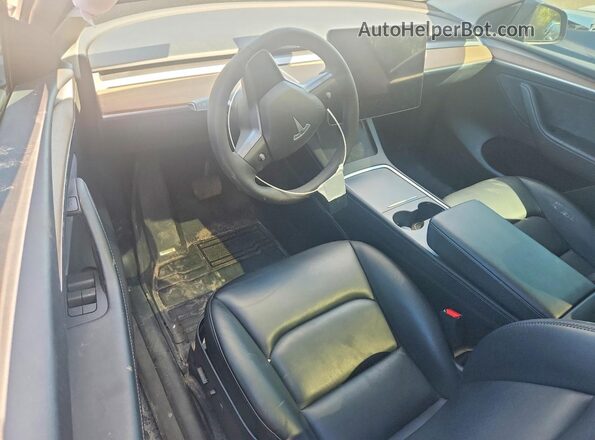 7SAYGDED3RF078680 2024 TESLA MODEL Gray წინა პანელის ხედი