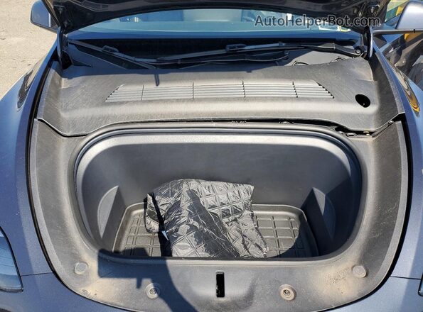 7SAYGDED3RF085340 2024 TESLA MODEL Серый Вид задней части салона