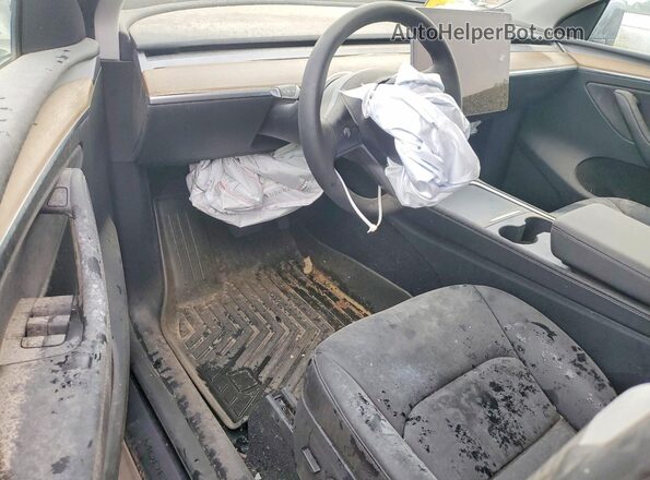 7SAYGDED3RF088867 2024 TESLA MODEL Gray Вид панелі приладів