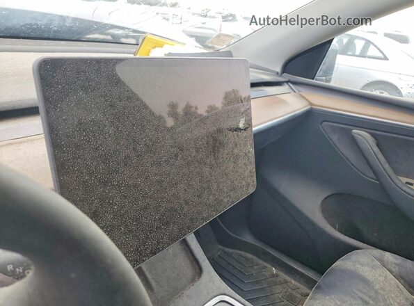 7SAYGDED3RF088867 2024 TESLA MODEL Gray Вид щитка приладів