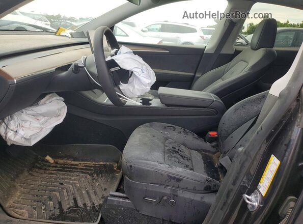 7SAYGDED3RF088867 2024 TESLA MODEL Gray Вид салону спереду