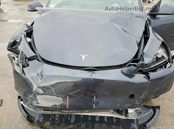7SAYGDED3RF088867 2024 TESLA MODEL Gray Вид задньої частини салону